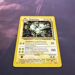 (LP) Pokemon TCG - Fossil Set - Magneton - (26/62) - Rare - Non Holo - Image 2