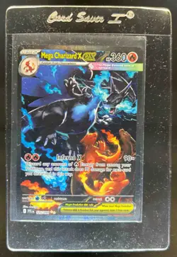 2025 Pokemon Phantasmal Mega Charizard X ex Special Illustration Rare #125/094 - Image 1