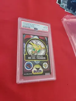 Pokemon: Thunder Prism Zapdos #145 Sealdass Series 3 Holo Japan - PSA 8 - C17 - Image 5