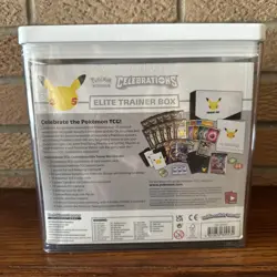 Pokemon 25th Anniversary Celebrations Elite Trainer Box (2021) with Acrylic Case - Image 2
