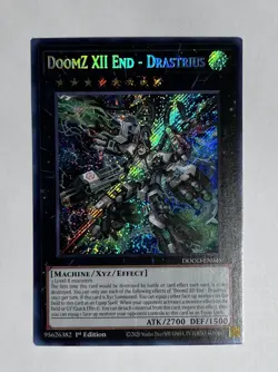 YuGiOh! TCG || DoomZ XII End - Drastrius DOOD-EN045 Secret Rare - Image 1