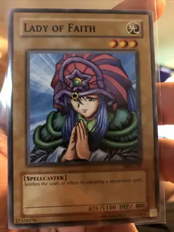 YUGIOH - Lady of Faith - MRD-119 - Unlimited - Common - NM - Metal Raiders - - Image 1