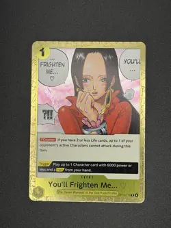 One Piece OP14 The Azure Sea’s Seven - You’ll Frighten Me… OP14-118 R ENGLISH - Image 1