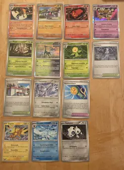 Pokemon Sammlung 14 Holo Karten Maskerade Im Zwielicht Deutsch NM Pokemon - Image 1