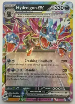 Pokemon Hydreigon ex 119/191 Surging Sparks Holo Double Rare HP330 English - Image 1