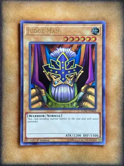 Yugioh Judge Man LCKC-EN004 Ultra Rare 1st Ed NM - Image 1