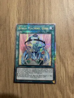 YUGIOH BINGO MACHINE, GO!!! QUARTER CENTURY SECRET RARE NM RA02-EN062 - Image 1