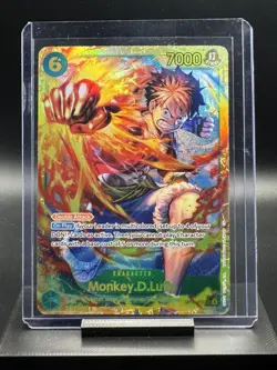 Monkey.D.Luffy SEC OP13-118 Carrying On His Will One Piece TCG NM English CCG - Image 1