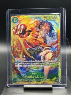 Monkey.D.Luffy SEC OP13-118 Carrying On His Will One Piece TCG NM English CCG - Image 1