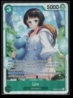 Lim (037) OP09-037 One Piece Emperors in the New World Super Rare Near Mint - Image 1
