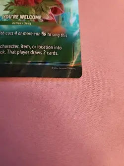 Disney Lorcana You're Welcome (Enchanted) Shimmering Skies 213/204 N/M - Image 3