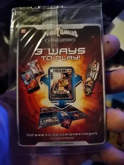 SDCC 2013 Power Rangers Red Green Mighty Morphin Action Card Game Promo P-189 - Image 2