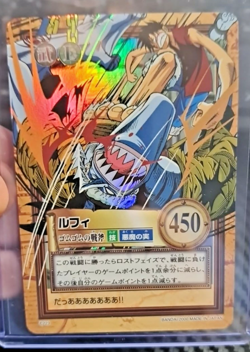 BANDAI One Piece Hyper Battle LUFFY PIRATES c223 HOLO FOIL SCARCE EARLY CARD - Image 1