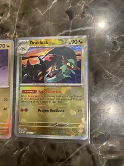 Pokemon TCG Prismatic Evolutions Pokeball Pattern Cards Dreepy And Drakloak - Image 2