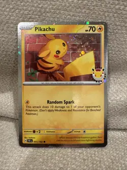 Pokemon TCG: Pikachu 51 Pokemon Day 2026 Collection Card (Swirl In Holo) - Image 3