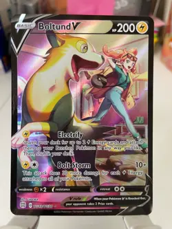 Pokemon Card Boltund V TG13/TG30 Swsh09: Brilliant Stars Trainer Gallery Holo - Image 1