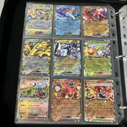 Huge Binder Collection Lot of 170+ Pokemon Card Mixed EX SV Holo Full Art Zard - Image 4