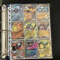 Huge Binder Collection Lot of 200+ Pokemon Card Mixed EX SV Holo FullArt Wailord - Image 3