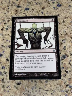 Reanimate 21 Archenemy Regular MTG TCG CARD NM - Image 1
