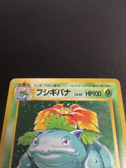 Venusaur No.003 Expansion Pack / Base Set Holo Pokemon Card (Japanese) - Image 3