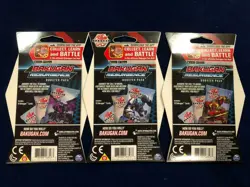 Lot Of 3 Bakugan Battle Planet Brawlers Resurgence Booster Packs 30 Cards Total - Image 2