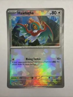 Hawlucha (Master Ball Pattern) 089/131 Sv Prismatic Evolutions Holo Pokemon Card - Image 1