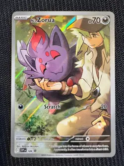 Pokemon TCG N's Zorua 189 SV: Scarlet & Violet Promo Cards Promo NM - Image 1