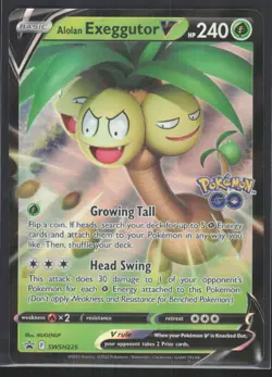 Alolan Exeggutor V Promo SWSH: Sword & Shield Promo Cards SWSH225 NM - Image 1