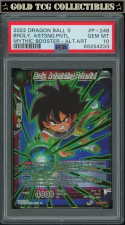 PSA 10 ⭐ Kid Broly Mythic Booster Alt Art Promo Card Super DBS DBZ Z Heroes - Image 1