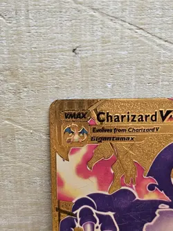 Charizard VMAX Gigantamax SV 107/SV 122 Gold Foil Fan Art Pokemon Card - Image 3