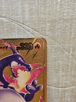Charizard VMAX Gigantamax SV 107/SV 122 Gold Foil Fan Art Pokemon Card - Image 4