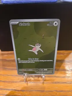 Pokemon TCG Slakoth 212/191 Sv08: Surging Sparks Illustration Rare Holo Card - Image 2