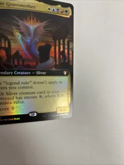 Sliver Gravemother Extended Art Foil Card #0777 MTG LP - Image 2