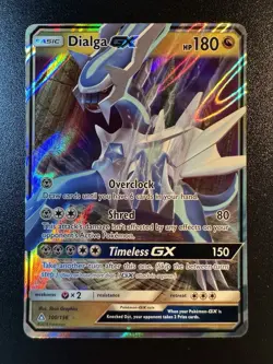 Dialga GX - 100/156 - SM Ultra Prism Ultra Rare Holo Pokemon Card - NM - Image 1