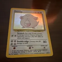 Pokemon TCG Chansey Base Set Holo Rare 120HP 3/102 Nintendo Pokemon Card - LP - Image 5