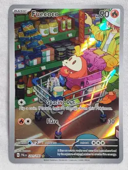 Fuecoco 201/193 Sv02 Paldea Evolved Holo Full Art Illustration Rare Pokemon Card - Image 1