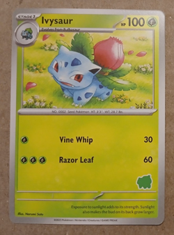 Ivysaur Card My First Battle Pokemon Bulbasaur Stamped - Image 1