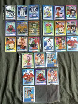 Vintage Digimon Trading Card Lot - Image 1