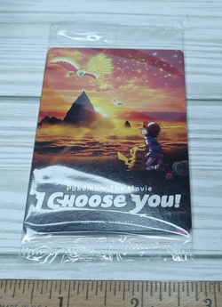 Pokemon the Movie I Choose You Promo Sealed Pack - Ash's Pikachu Promo Card - Image 1