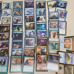 BLACK 'n' BLUE DRAGON Rare ***WIZARDS*** TRIBAL COMMANDER DECK OF 100 MTG Cards - Image 2