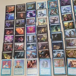 BLACK 'n' BLUE DRAGON Rare ***WIZARDS*** TRIBAL COMMANDER DECK OF 100 MTG Cards - Image 3