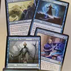 BLACK 'n' BLUE DRAGON Rare ***WIZARDS*** TRIBAL COMMANDER DECK OF 100 MTG Cards - Image 4