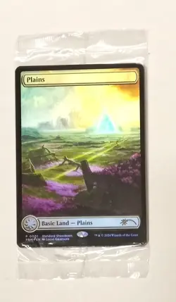 MAGIC THE GATHERING STANDARD SHOWDOWN FOIL FULL ART BASIC LAND PROMO SET OF 5 - Image 1