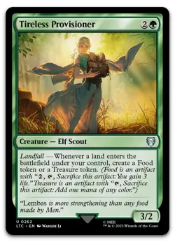 Tireless Provisioner #262 (NM) Lord of the Rings LTC Magic MTG - Image 1