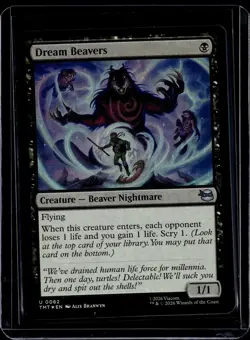 Dream Beavers - 62 - Foil - TMT - NM - MTG Magic the Gathering - Image 1