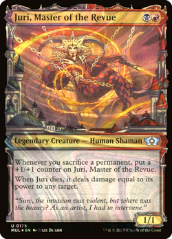 MTG Juri, Master of the Revue 176 Halo Foil Multiverse Legends - Image 1