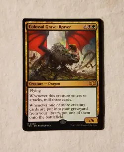 MTG - Colossal Grave-Reaver [Tarkir: Dragonstorm Commander]Pack Pulled Near Mint - Image 1