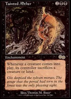 [1x] Tainted Aether Slight Play, English Urza's Saga MTG Magic - Image 1