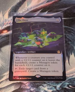 Magic The Gathering T.M.N.T. The Ooze Extended Art Foil M/NM - Image 1