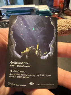 Godless Shrine (Borderless) (Galaxy Foil) Edge of Eternities Foil 375 NM - Image 1